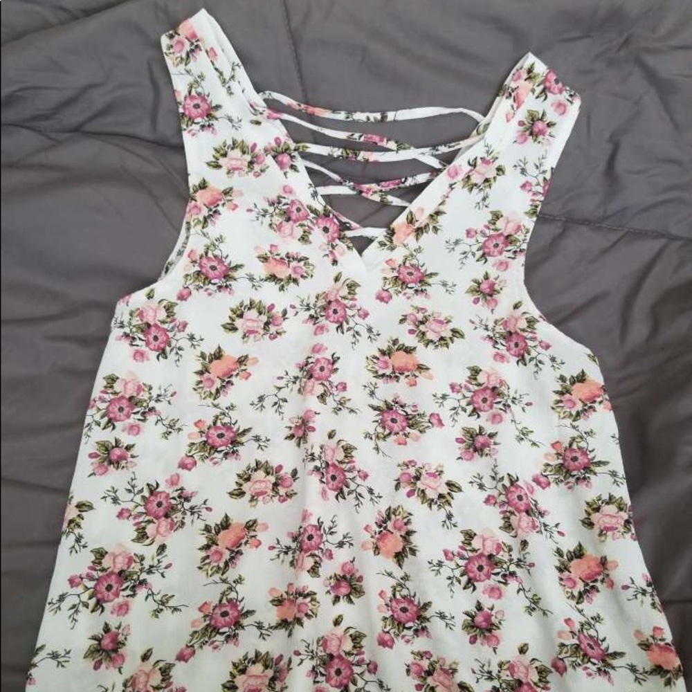 Floral tank top